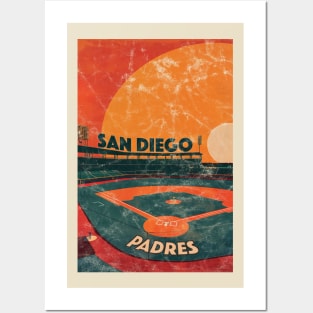 Midcentury San Diego Padres Stadium Posters and Art